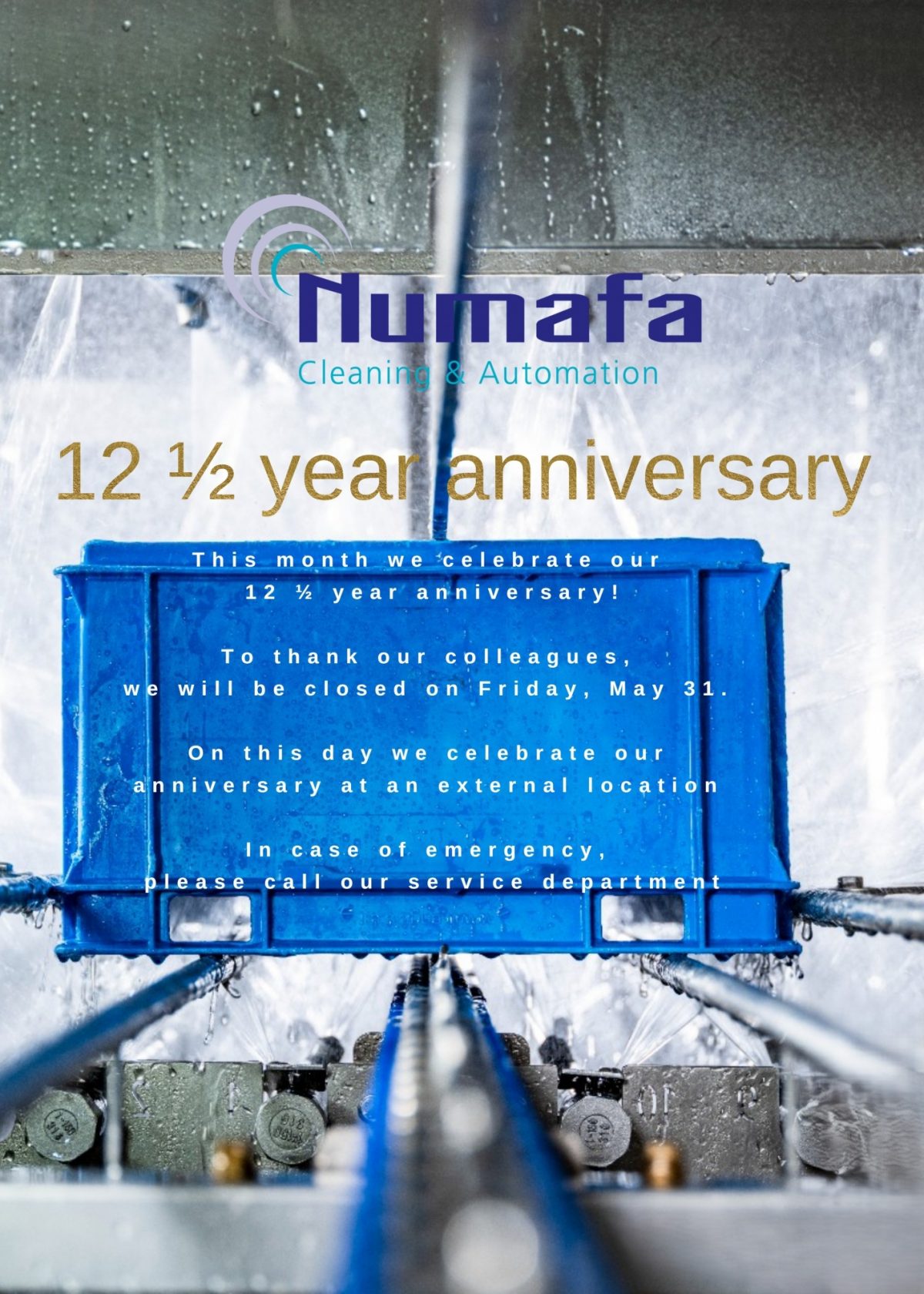 Numafa is celebrating its 12.5 year anniversary!