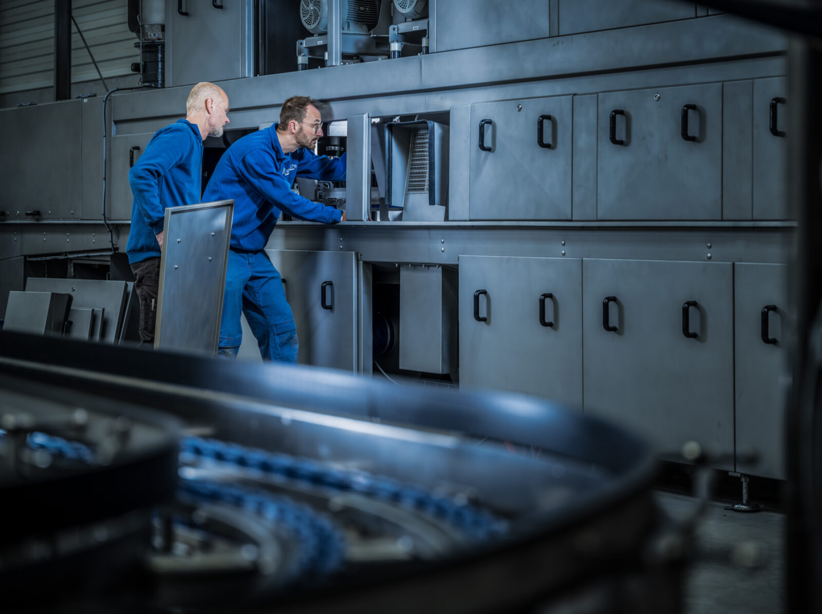 Numafa medewerkers bij een reini